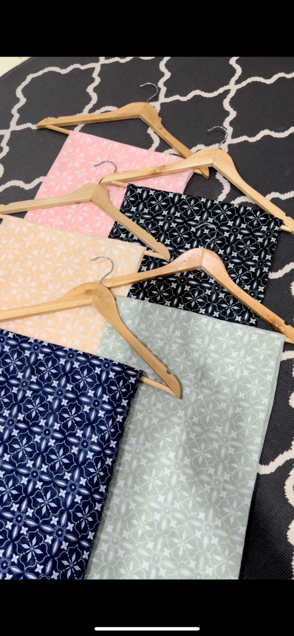 Dark Blue-Renee Bawal Cotton Voile - Image 2