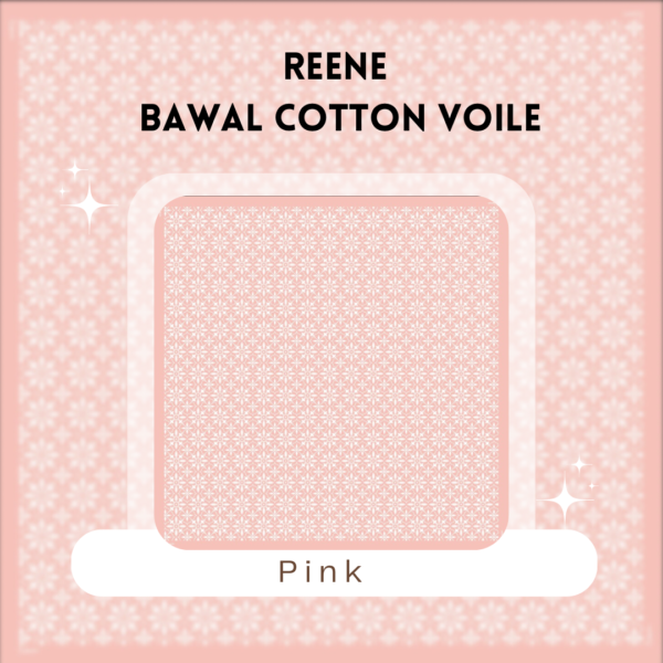 Pink-Renee Bawal Cotton Voile