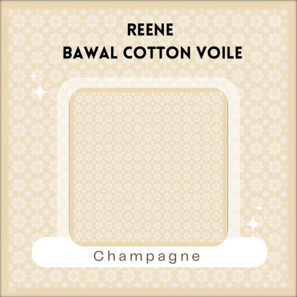 Champagne-Renee Bawal Cotton Voile